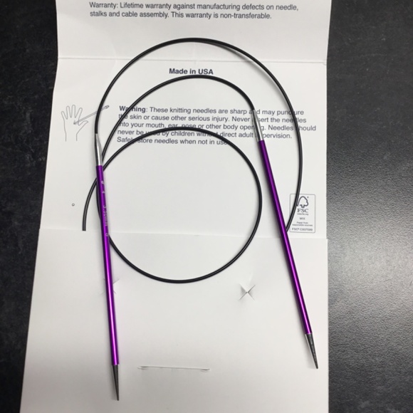 Signature Needle Arts interchangeable circular knitting needles - Picture 1 of 4